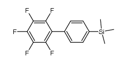 2,3,4,5,6-pentafluoro-4'-trimethylsilylbiphenyl Structure
