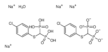 Tiludronic acid disodium hemihydrate结构式
