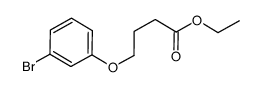 ethyl 4-(3-bromophenoxy)butanoate结构式