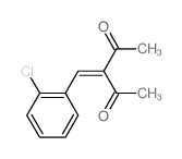 2,4-Pentanedione,3-[(2-chlorophenyl)methylene]- Structure