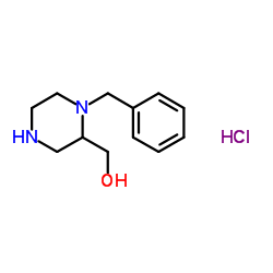 (1-苄基哌嗪-2-基)甲醇盐酸盐结构式