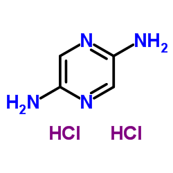 吡嗪-2,5-二胺二盐酸盐结构式