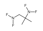 1,2-Bis(difluoroamino)-2-methylpropane Structure