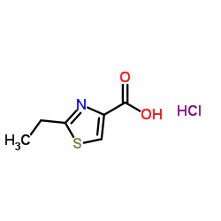 2-乙基噻唑-4-甲酸盐酸盐结构式