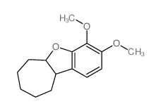 3,4-dimethoxy-6,7,8,9,10,10a-hexahydro-5aH-cyclohepta[b][1]benzofuran Structure