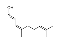 cis-3,7-dimethyl-2,6-octadienoxime Structure