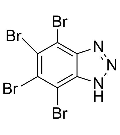 4,5,6,7-四溴苯甲腈结构式