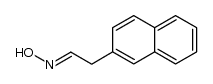 [2]naphthyl-acetaldehyde-oxime Structure