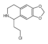 5-(2-chloroethyl)-5,6,7,8-tetrahydro-[1,3]dioxolo[4,5-g]isoquinoline Structure