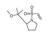 (2S)-1-ethenylsulfonyl-2-(2-methoxypropan-2-yl)pyrrolidine结构式