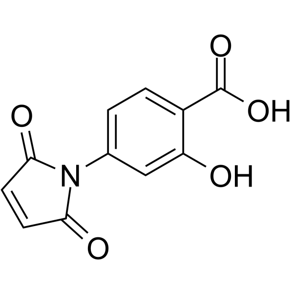 4-Maleimidosalicylic acid Structure