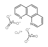(1,10-亚铁试剂)二硝酸铜(II)结构式