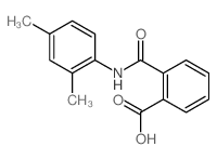 Benzoic acid,2-[[(2,4-dimethylphenyl)amino]carbonyl]-结构式