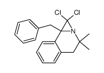 8b-benzyl-1,1-dichloro-3,3-dimethyl-1,3,4,8b-tetrahydroazirino[2,1-a]isoquinoline Structure