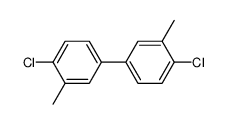 4,4'-dichloro-3,3'-dimethyl-biphenyl Structure