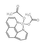 zinc,acetic acid,1,10-phenanthroline-1,10-diide Structure