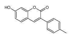 7-hydroxy-3-(p-tolyl)-2H-chromen-2-one结构式