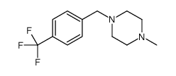 1-甲基-4-(4-(三氟甲基)苄基)哌嗪结构式