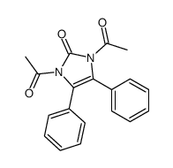 1,3-diacetyl-4,5-diphenylimidazol-2-one Structure