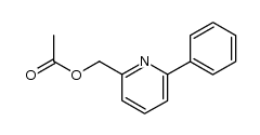 2-(acetoxymethyl)-6-phenylpyridine结构式