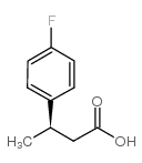 (R)-3-(4-氟苯基)丁酸结构式