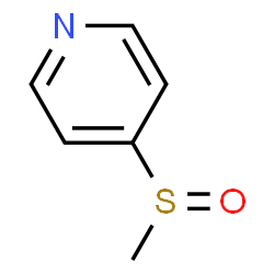 Pyridine, 4-[(S)-methylsulfinyl]- (9CI)结构式