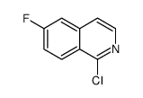 1-氯-6-氟异喹啉结构式