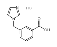 3-咪唑-1-甲基-苯甲酸盐酸盐结构式