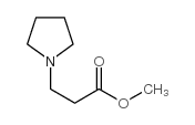 METHYL 3-(PYRROLIDIN-1-YL)PROPANOATE Structure