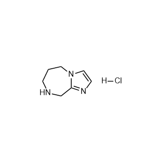 6,7,8,9-四氢-5H-咪唑并[1,2-A] [1,4]二氮杂盐酸盐结构式