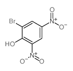 Phenol,2-bromo-4,6-dinitro- Structure