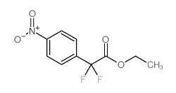 2,2-二氟-2-(4-硝基苯基)乙酸乙酯结构式