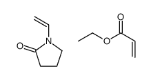 1-ethenylpyrrolidin-2-one,ethyl prop-2-enoate Structure