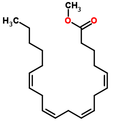 Methyl (5Z,8Z,11Z,14Z)-5,8,11,14-icosatetraenoate Structure