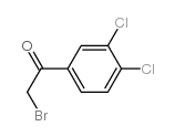 3,4-dichlorophenacyl bromide Structure