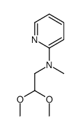 2-Pyridinamine,N-(2,2-dimethoxyethyl)-N-methyl-(9CI) Structure
