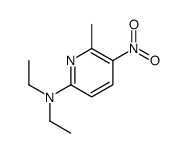 N,N-二乙基-6-甲基-5-硝基吡啶-2-胺结构式