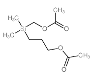 1-Propanol,3-[[(acetyloxy)methyl]dimethylsilyl]-, 1-acetate结构式