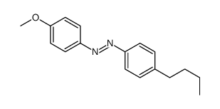 (4-butylphenyl)-(4-methoxyphenyl)diazene结构式