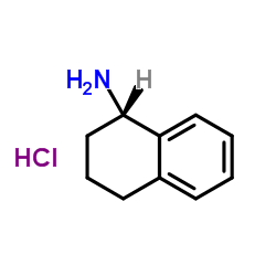 (S)-1,2,3,4-四氢-1-萘胺盐酸盐结构式