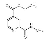 2-甲基氨基甲酰异烟酸乙酯结构式