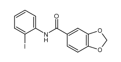 N-(2-Iodophenyl)-3,4-methylenedioxybenzamide结构式
