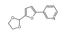 3-(5-(1,3-dioxolan-2-yl)furan-2-yl)pyridine Structure