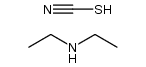 diethylammonium thiocyanate Structure