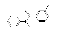3,4-dimethyl-benzoic acid-(N-methyl-anilide) Structure