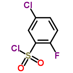 5-Chloro-2-fluorobenzenesulfonyl chloride Structure