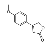 4-(4-methoxyphenyl)furan-2(5H)-one结构式