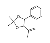 2,2-Dimethyl-4-(1-methylethenyl)-5-phenyl-1,3-dioxolane Structure