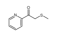 methylthiomethyl 2-pyridyl ketone结构式