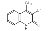 3-溴-4-甲基喹啉-2(1H)-酮结构式